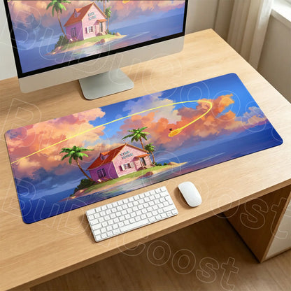 Anime Gaming Anti-slip Mousepad 300x600mm Computer Gamer Carpet Gift Dragon Ball Vegeta Lock Edge Deskmat XL Laptop Keyboard Rug