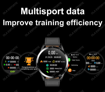 2025 New Smart Watch Men Women GPS 1.36'' AMOLED Touch Screen Smartwatch Heat Rate Monitor BT Call Sport Smart Watches Men Women