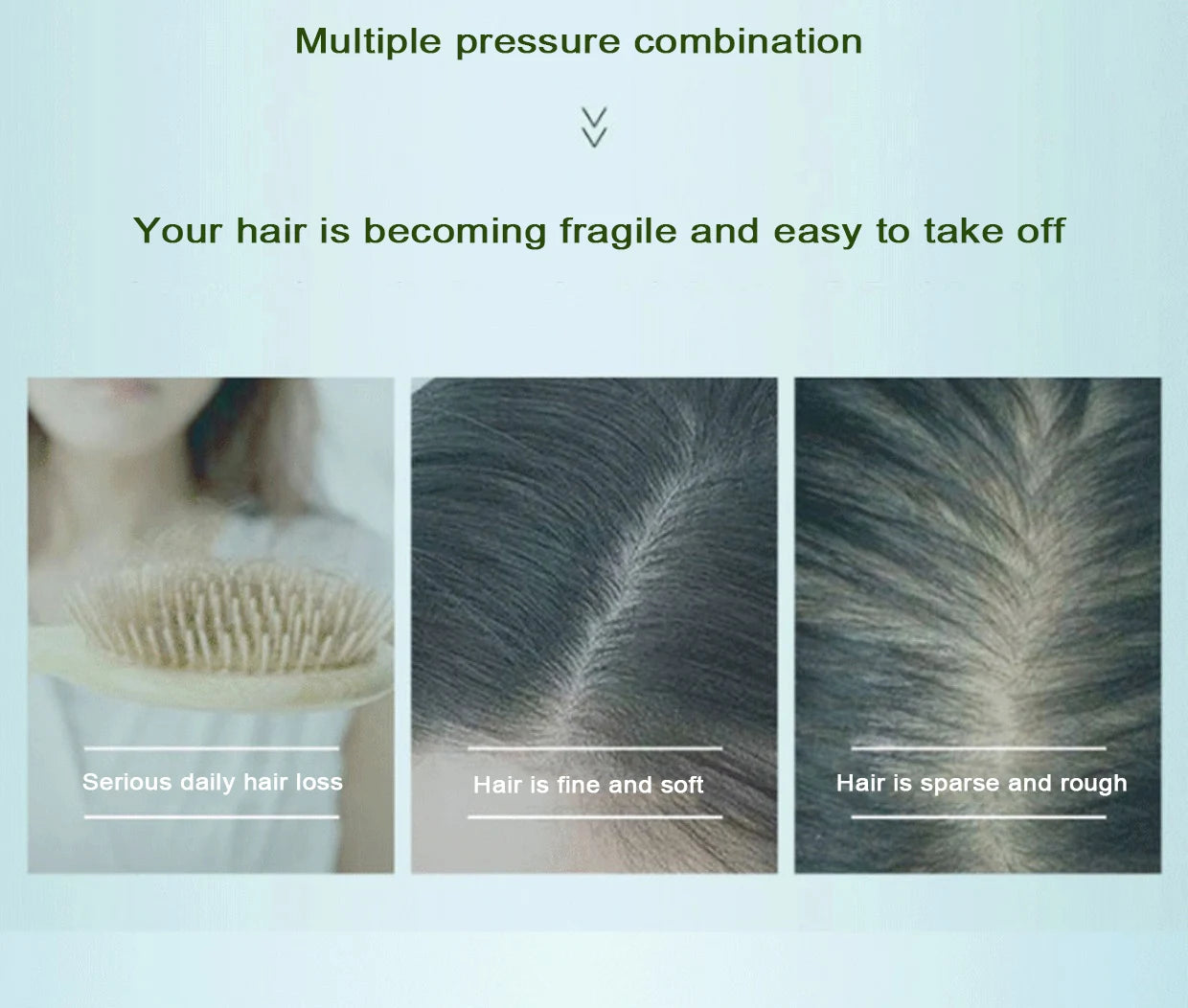 Zhangguang 101Hair Thickening Shedding proof  Oil Control Shampoo 500g Firming Root Thick Smooth Against Anti Hair Loss Shampoo