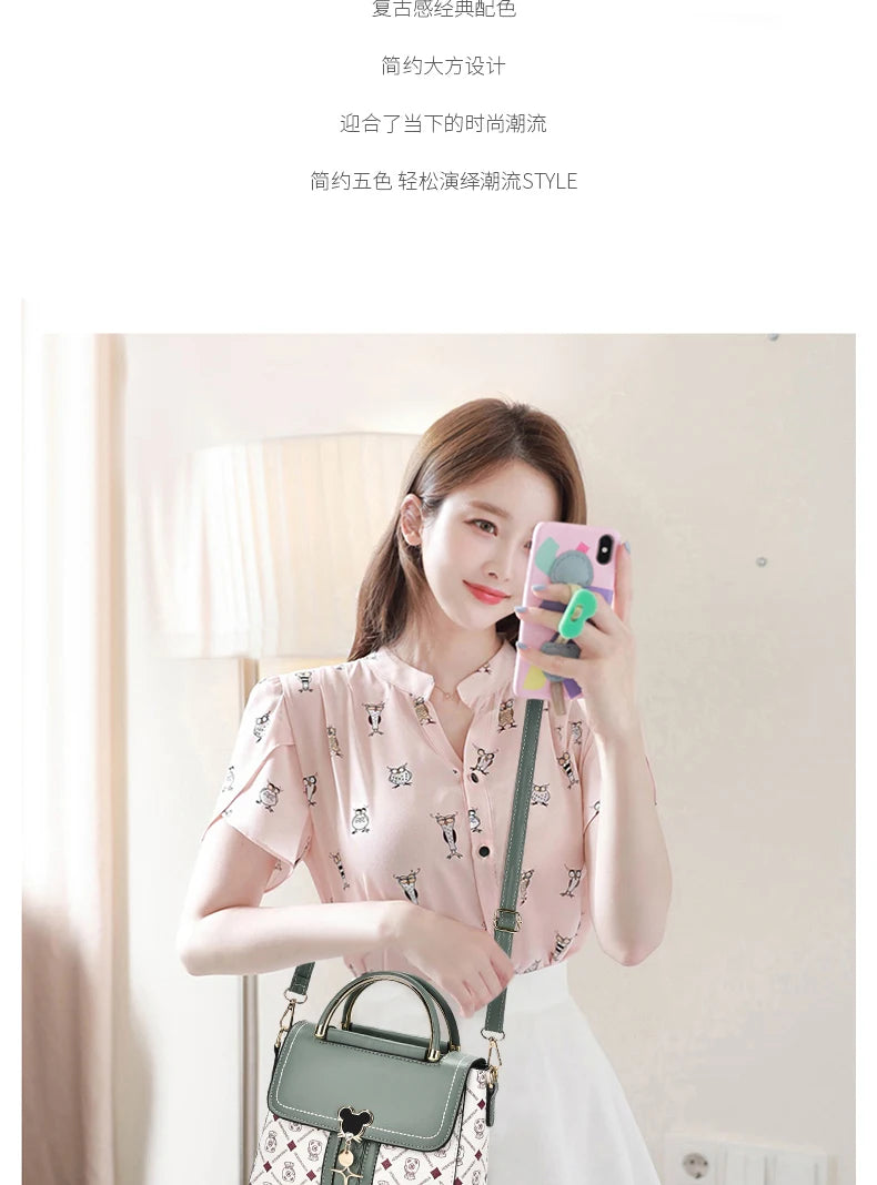 Women's bag  New Female Shoulder bag Handbag for 2026 Fashion shoulder bags crossbody luxury designer handbag bags for women