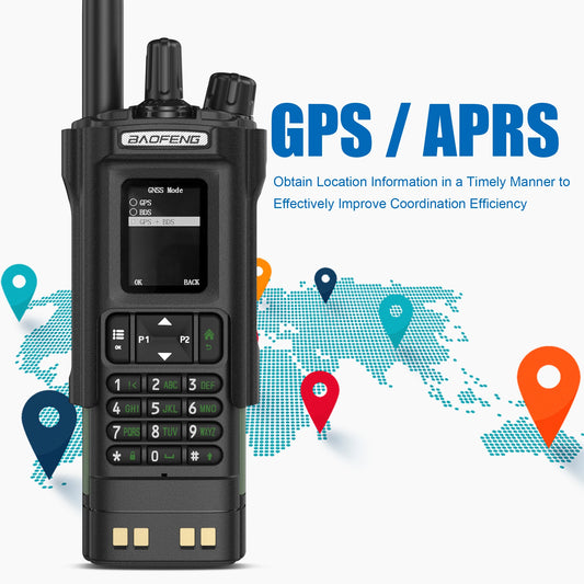BAOFENG DM-32 Walkie Talkie With Belt Holster DMR Radio Digital GPS APRS AES256 Type-C Vox 4000CH DualMode Analog Dual Time Slot