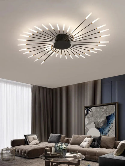 Modern Firework s Led Ceiling Lamp Creativity Living Dining Room Ceiling Chandelier Home Lighting Bedroom Light Luster Luminaire