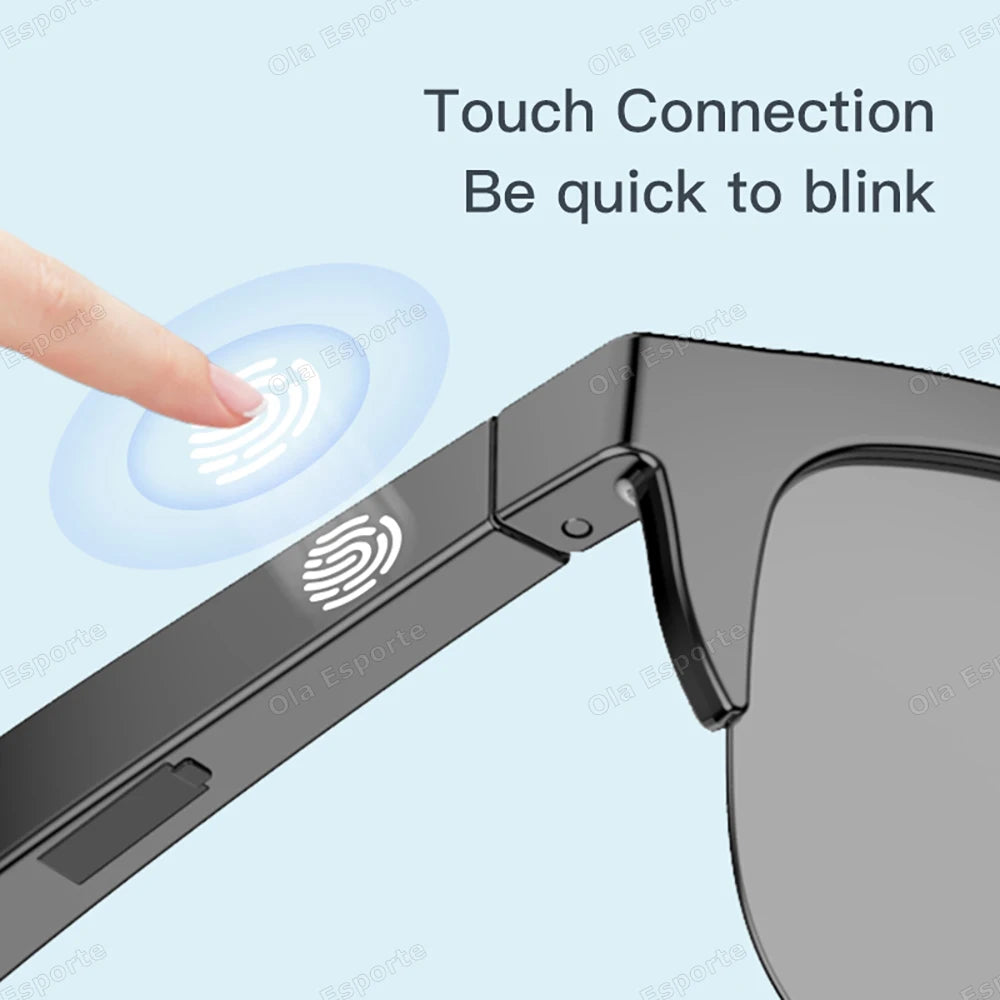 2026 Smart Glasses New AI Translation UV400 Polarized Lenses Wireless Bluetooth Call HD Voice navigation Driving SmartSunglasses