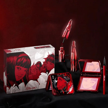 Little Ondine All-in-One Makeup Gift Box Lipstick Blush Mascara Eyeliner Full Face Beauty Kit,Perfect Birthday Gift for Women