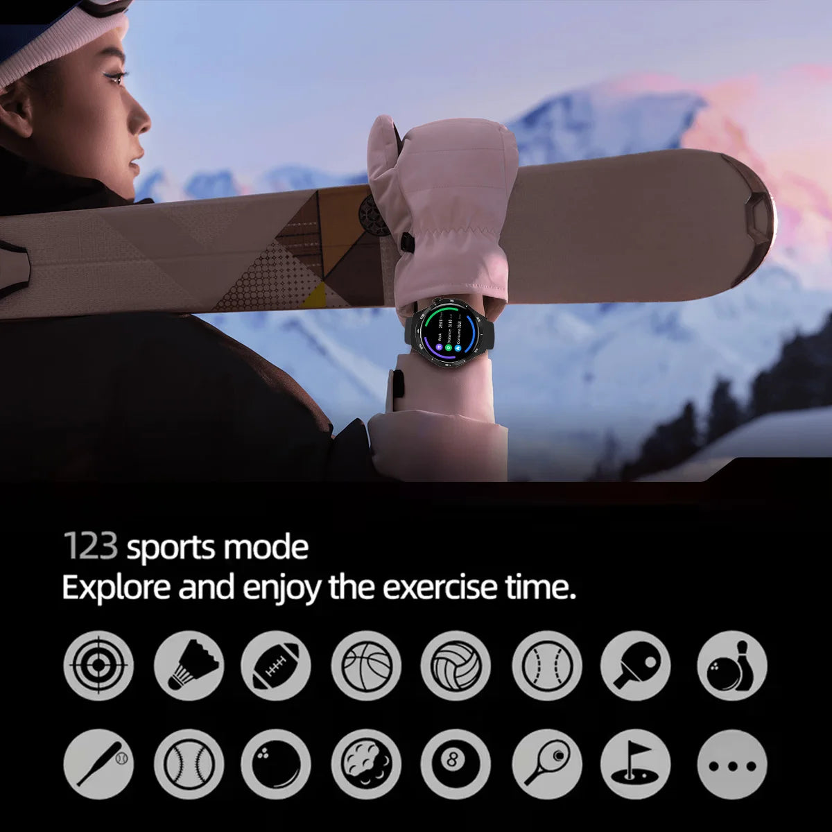 New Smartwatch Sports Fitness Bluetooth Call Smart Watches Heart Rate Monitoring Health watch for Android IOS for Men Women
