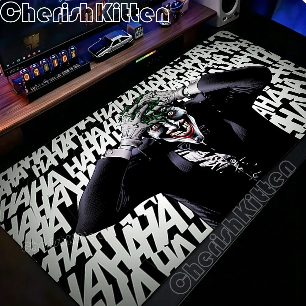 Mouse Mat Joker Mouse Pad Anti-slip Rubber Desk Mat With Lockrand Gaming Accessories Prime Gaming XL Keyboard Pad Padding Mats