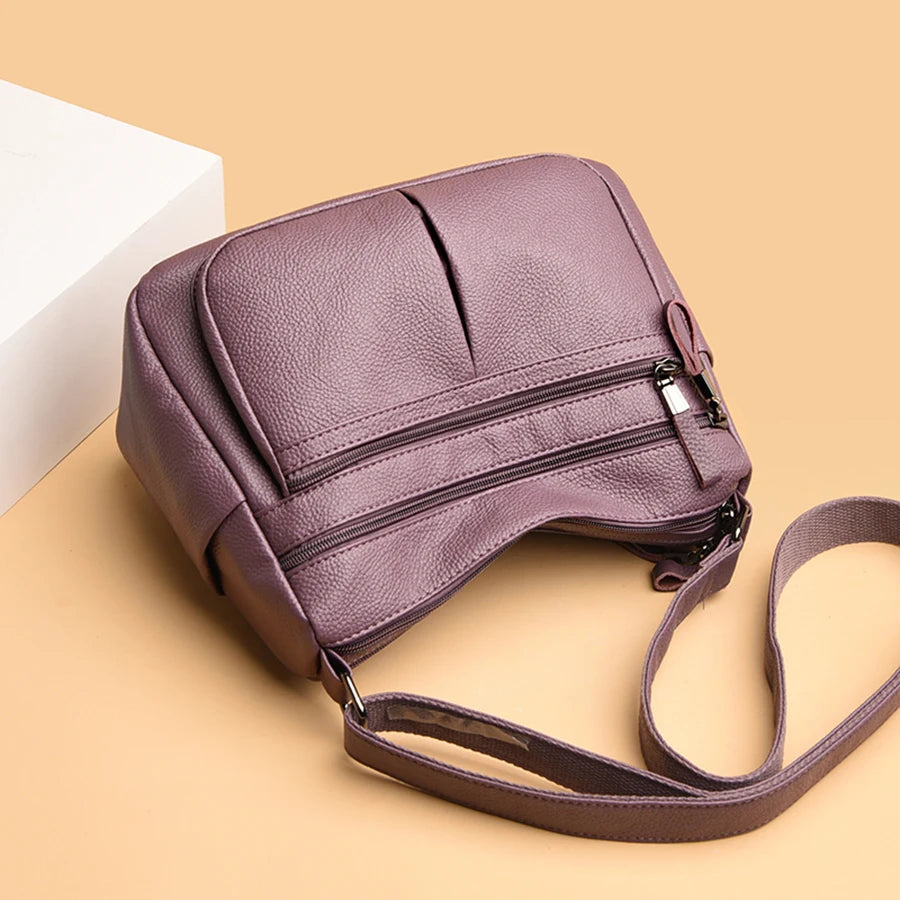 High Quality Genuine Leather Ladies Bags Fashion Purses And Handbags Famous Designer Crossbody Shoulder Bag For Women Sac A Main