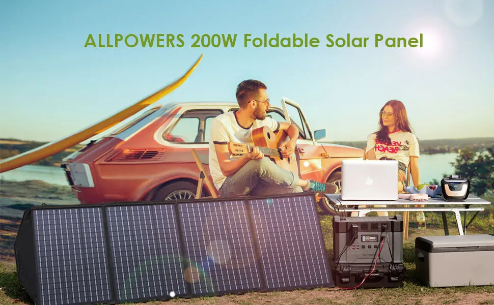 ALLPOWERS R600 Portable Powerstation with Solarpanel (Optional)，299Wh 600W LiFePO4 Battery for Home Backup Outdoors Camping RV