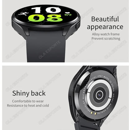 Smart Watch 1.77inch HD AMOLED Screen Bluetooth Call Health Monitor Smartwatch Men Women Fitness Sports Watches For Android IOS