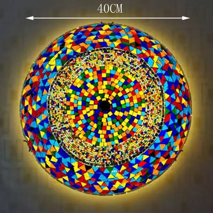 Stained Glass Ceiling Lamps Led Lights for Living Room Bedroom Chandelier Kitchen Lighting Fixture Tiffany Home Luminaria Decor