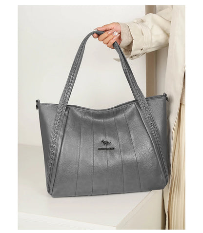 Genuine Brand Leather Women Handbag Luxury Designer Shoulder Crossbody Bags Ladies Purse Messenger Tote Bag Female Commuting Bag