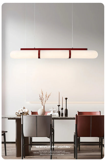 Minimalist Design LED Lights Modern Long Acrylic Ceiling Chandelier For Dining Room Kitchen Bar Luxury Home Interior Decoration