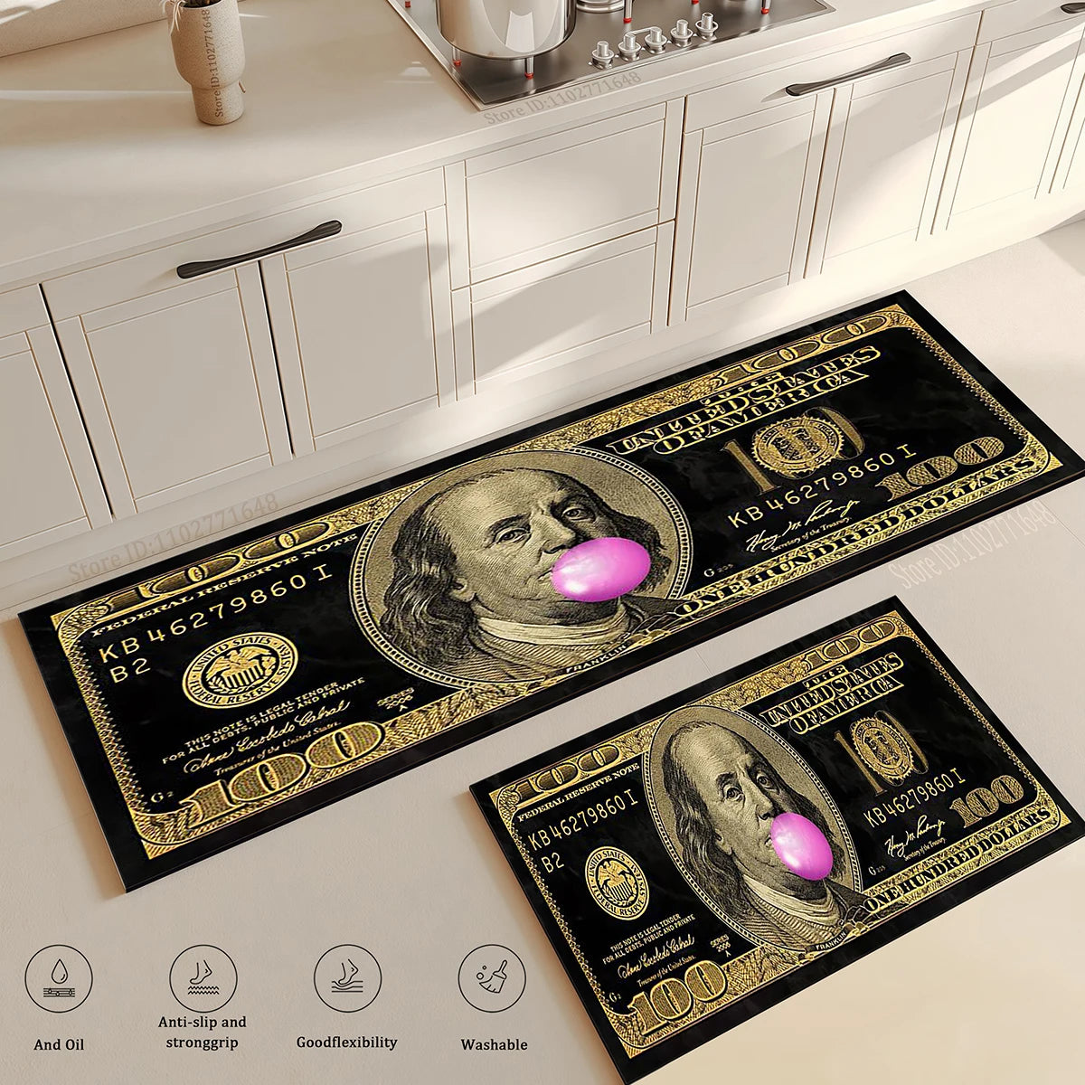 Living Room Dollar Luxury Kitchen Absorbent Foot Carpets Entrance Doormat Kawaii Rug Floor Mat Anti Slip Mat Home Hallway Decors