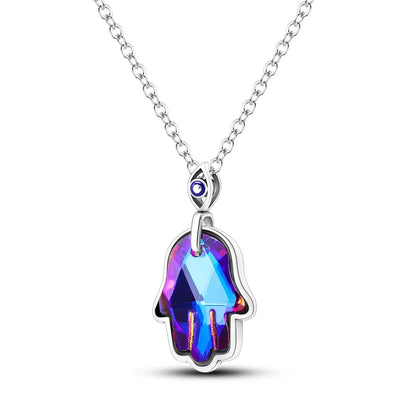 Luxury Necklace 925 Silver Original Sterling Zircon Dragonfly Butterfly Firefly Star Moon Chain Link For Women Wedding Jewelry