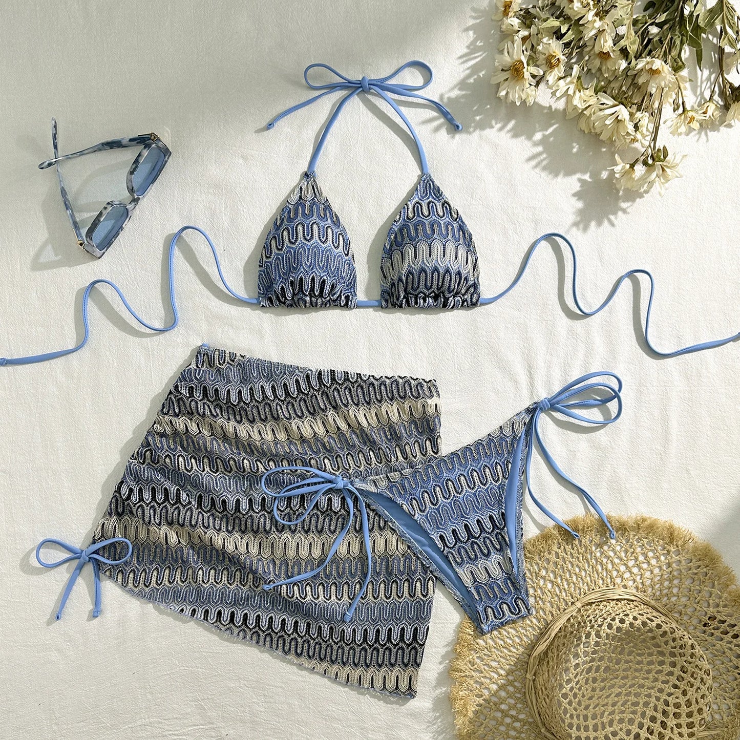Sexy Bikinis 2026 Female Swimsuits Women's Three-Piece Swimwear Beach Swim Wear Bathing Suits Brazilian Bikini Set Pool Bather