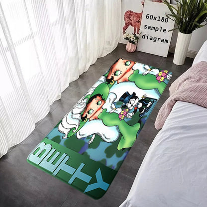 House Entrance Doormat Bettys Boops Hallway Carpet Living Room Rugs Foot Carpets Bathroom Rug Floor Mats Non-slip Home Decor