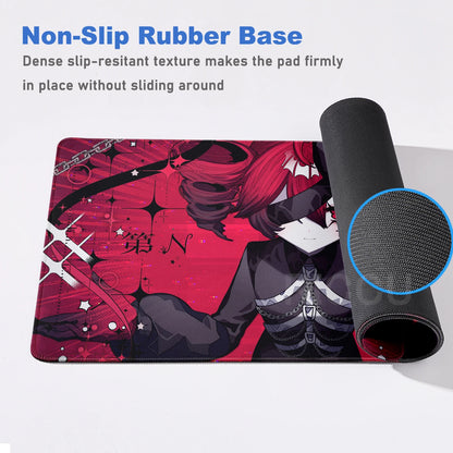 Cute Anime Girl K-Kasane Teto Mousepad Large Gaming Mouse Pad LockEdge Computer Keyboard Desk Mat PC Cabinet Tablepad XXL Mats