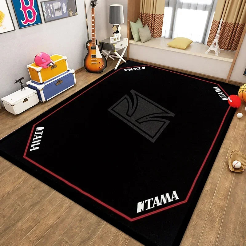 Vintage Sound Absorbing Stage Carpet Mat Rugs for Soundproofing Bass Drums Snare Electronic Jazz Musical Floo