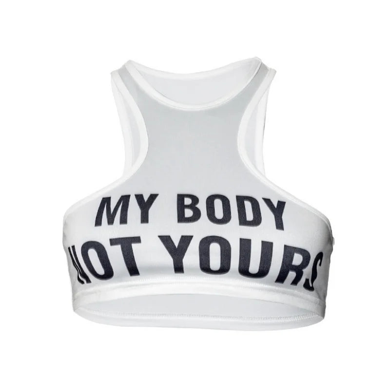 Summer Fashion Sexy Clashing Colors Women Clothing Casual Slim Hollow Round Neck Sleeveless Tank Top Women Monogram Y2k Top