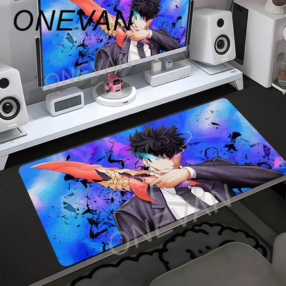 HD Printing Anime Solo Leveling Mousepad 900x400mm Computer Gamer Lock Edge Non-slip Mouse Pad XXL Keyboard PC Protect Table Pad