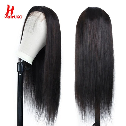 #27 Honey Blonde 13x4 Lace Front Wigs Human Hair Straight 4x4 Lace Closure Wigs Remy Straight Human Hair Wigs For Women HairUGo