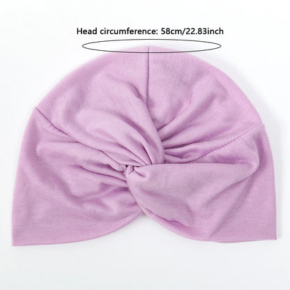 2026 New Soft Strech Ramadan Muslim Hijab Caps Fashion Headwear Women's Headscarf Solid Color Hair Care Turban Bonnet