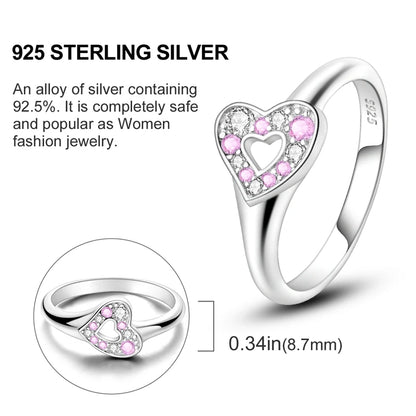 2026 New 925 Sterling Silver Rings Zircon Sparkling CZ Rings Rings For Women Original Wedding Fine Jewelry Accessories Gifts