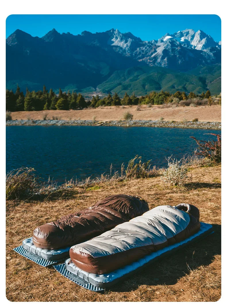 Naturehike SnowBird Down Sleeping Bag Ultralight Waterproof Mummy Sleeping Bag Winter Duck Down Sleeping Bag SP400 SP700 SP1000