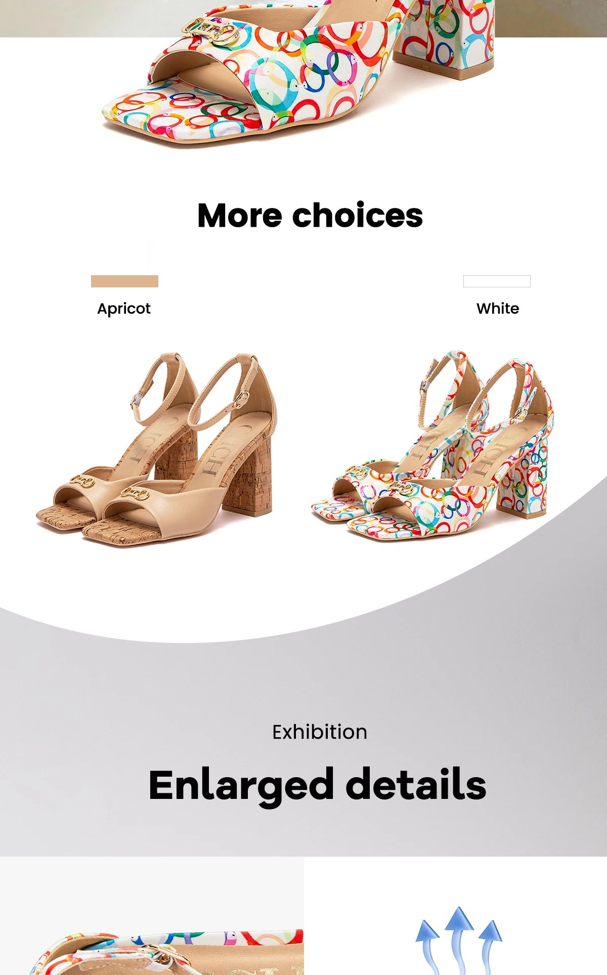 2024 Fashion High Heels Women's Luxury Design Sandals Metallic Flower Square Toe Fine Heel Party Dress Shoes High Heels