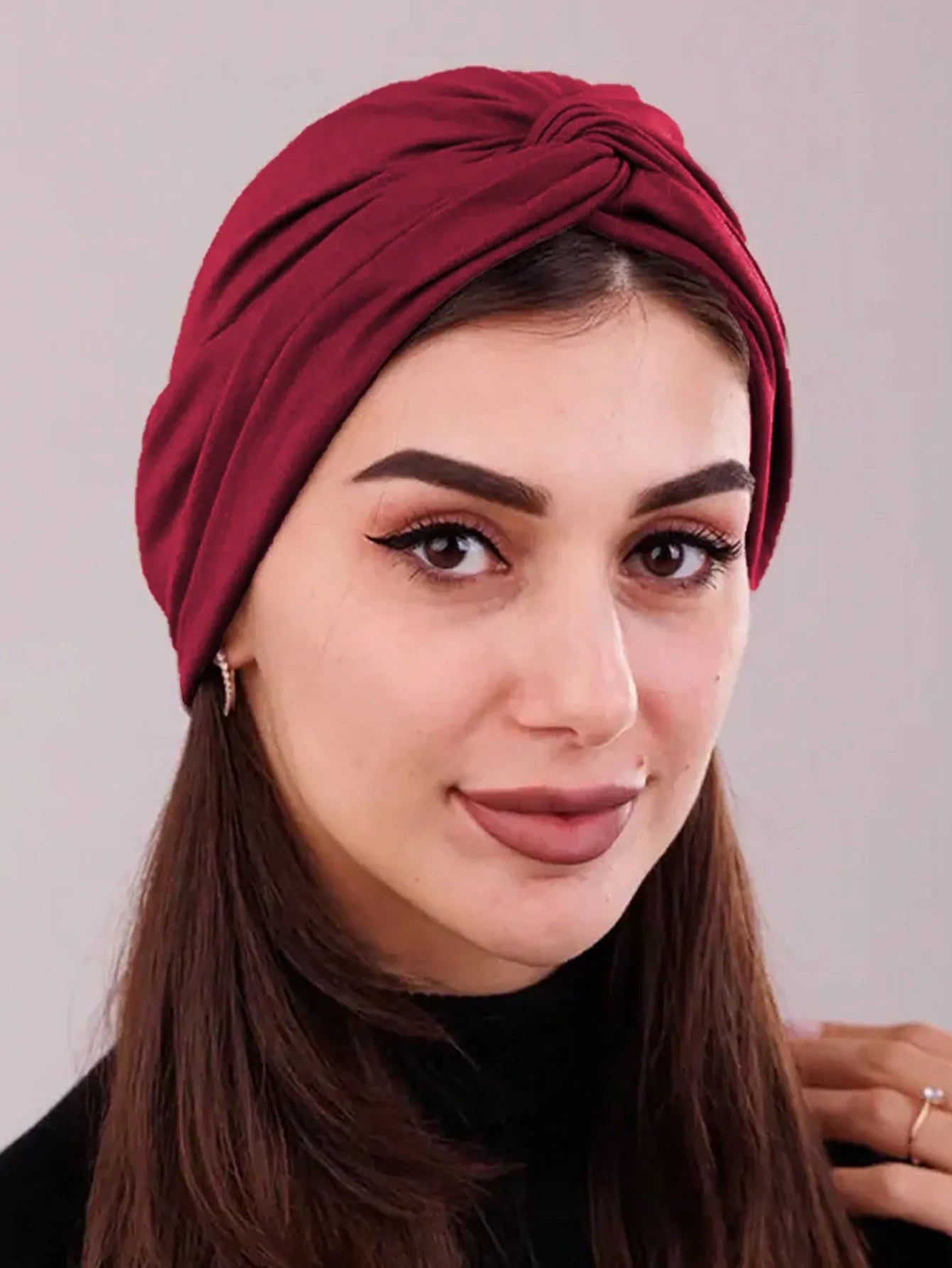 2026 New Soft Strech Ramadan Muslim Hijab Caps Fashion Headwear Women's Headscarf Solid Color Hair Care Turban Bonnet