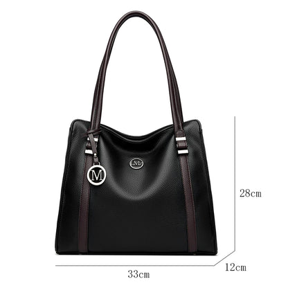 Soft Leather Luxury Handbags Women Bags Designer Shoulder Sac Ladies Large Capacity Top-Handle Bags Shopping Tote Bag Sac A Main
