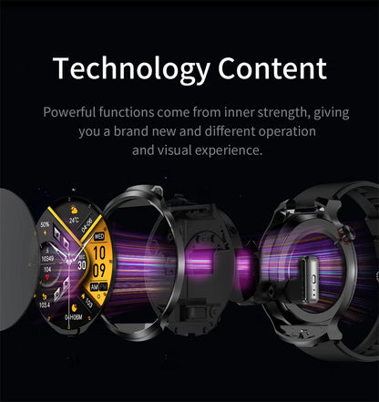 2026 New TWS 2 in 1 Smart Watch with Earbuds Bluetooth Call Earphone Smartwatch Men Women Heart Rate Monitor Sport Music Watches