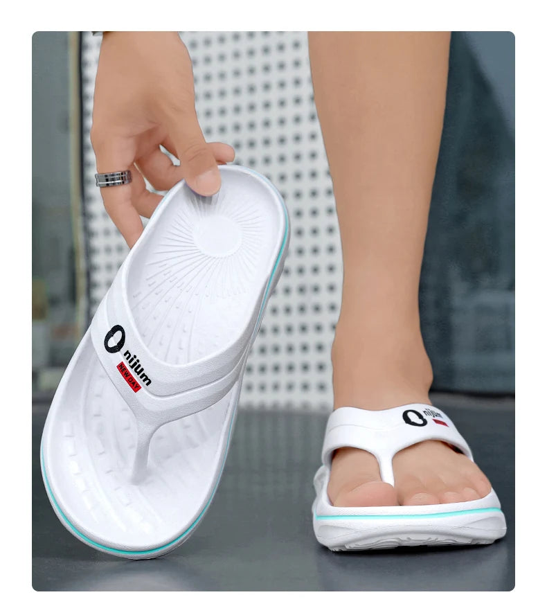 Summer Men Slippers Non Slip EVA Flip Flops Lightweight Home Sandals Soft High Quality Slides Fashion Outdoor Beach Bathroom