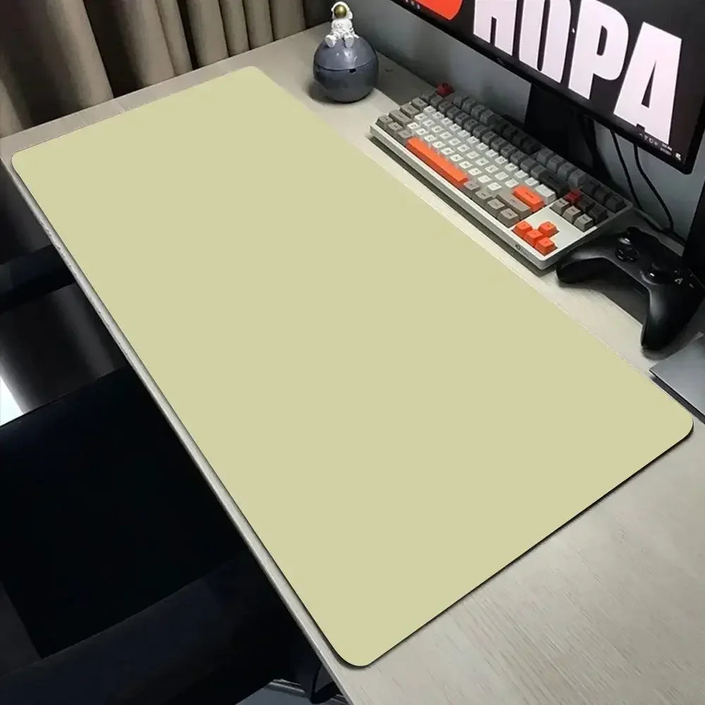 Solid Color Pink Large 900X400 Small Rubber Mouse Pad Gaming Office Convenient Accessories Non-Slip Base Desk Pad Laptop Carpet