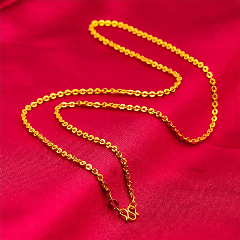 Twist Boss Chain Women's 24K Gold AU999 - Highly versatile twisted gold boss chain, fits all wrist sizes and shapes perfectly