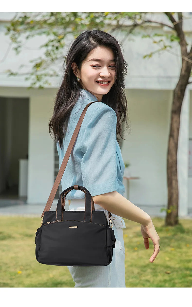 GOLF Women's Handbag Apricot New In Shoulder Bucket Bags for Woman Top Handle Bags Nylon Handbags Ladies Crossbody Fashion 2024