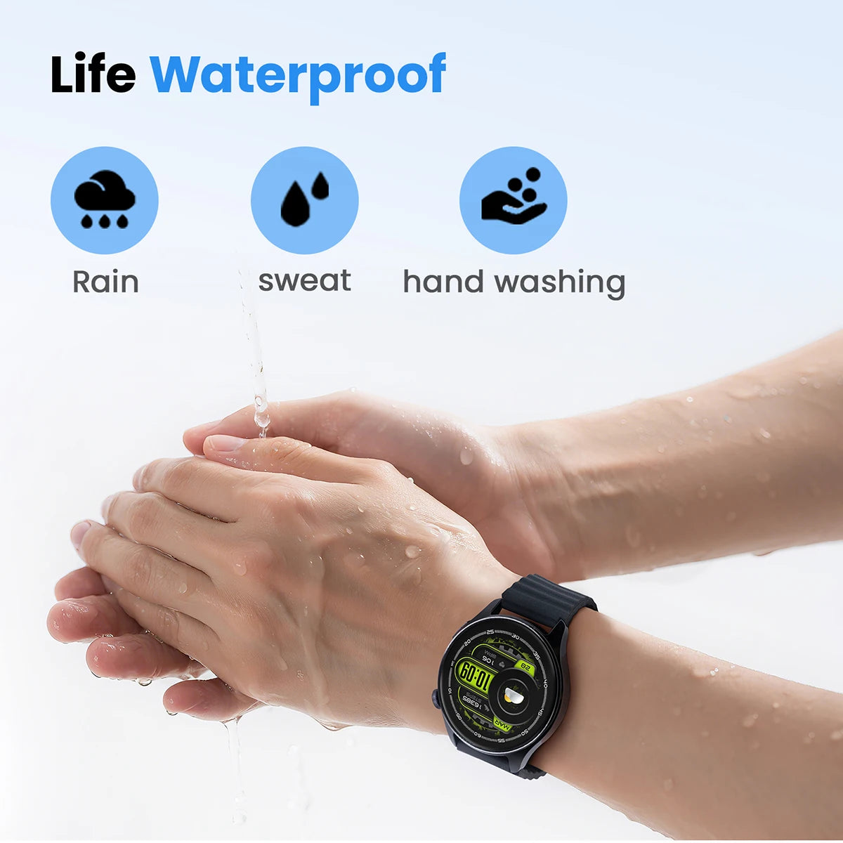 HAYLOU Watch 4S GPS Smartwatch 1.43” HD AMOLED Display 5 Satellite GPS Positioning 120+ Workout Modes Sport Fitness Smart Watch