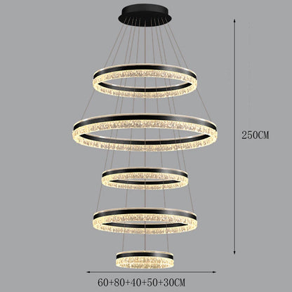 Modern Home Decor Ring LED Lights Pendant Light Lamps for Living Room Chandeliers for Dining Room Hanging Light Indoor Lighting