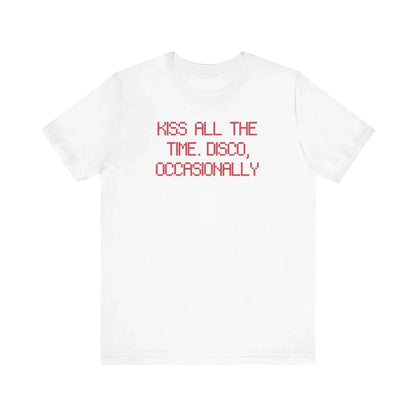 Harry Styles Album Kiss All The Time Disco Occasionally Same Style Print T-shirt Men Women Cotton Summer New Tees Oversized Tops