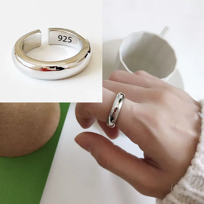 VENTFILLE 925 Sterling Silver Irregular Ring for Women Geometry Versatile Minimalism  Accessories Jewelry Gift Dropshipping