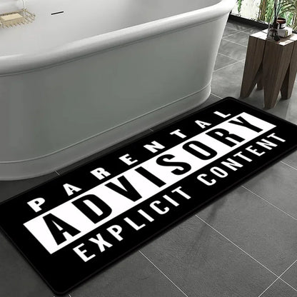 VIKAMA Creative Carpet Letter Floor Mat Door Mat Kitchen Rug Long Carpet Living Room Carpet Rug For Bedroom Machine Washable