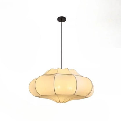 Japanese Wabi-sabi Fabric Art Decorative Pendant Lights LED E27 Silk Hanging Lamps Living/Tea Room Bedroom Restaurant Study Cafe