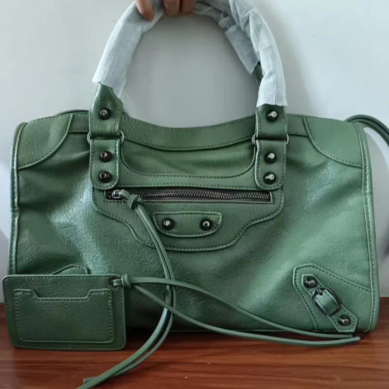 Motorcycle Lady Travel Bag Luxury Brand Hobos Bags Cross-Body Handbags High Capacity Handbags for Women New Brand Shoulder Bags