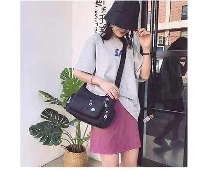 Fashion Casual Crossbody Shoulder Bag Women Bag Nylon Waterproof Messenger Bags For Lady Handbags High Quality Multifunctional