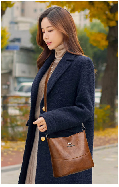 Genuine Brand PU Leather Sac Luxury Handbags Women Bags Designer Shoulder Crossbody Hand Bags for Women 2026 Purses and Handbags