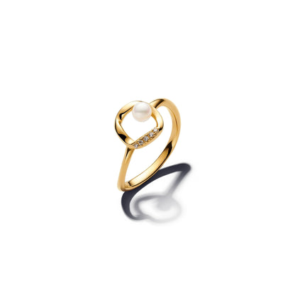 Luxury Original 925 Sterling Silver Heart-shaped Bow Flower Ring fit Women's High-end Jewelry Parties Valentine's Day Gifts