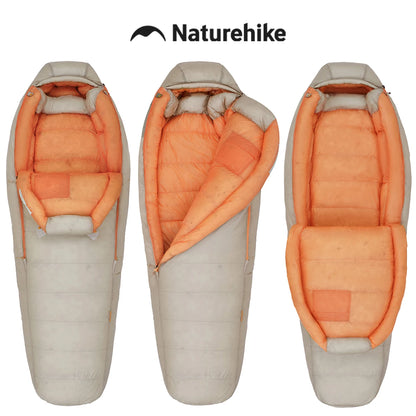 Naturehike Snowbird Pro Goose Down Sleeping Bag Winter Sleeping Bag Ultralight Hiking Camping Goose Sleeping Bag Thickened Cold