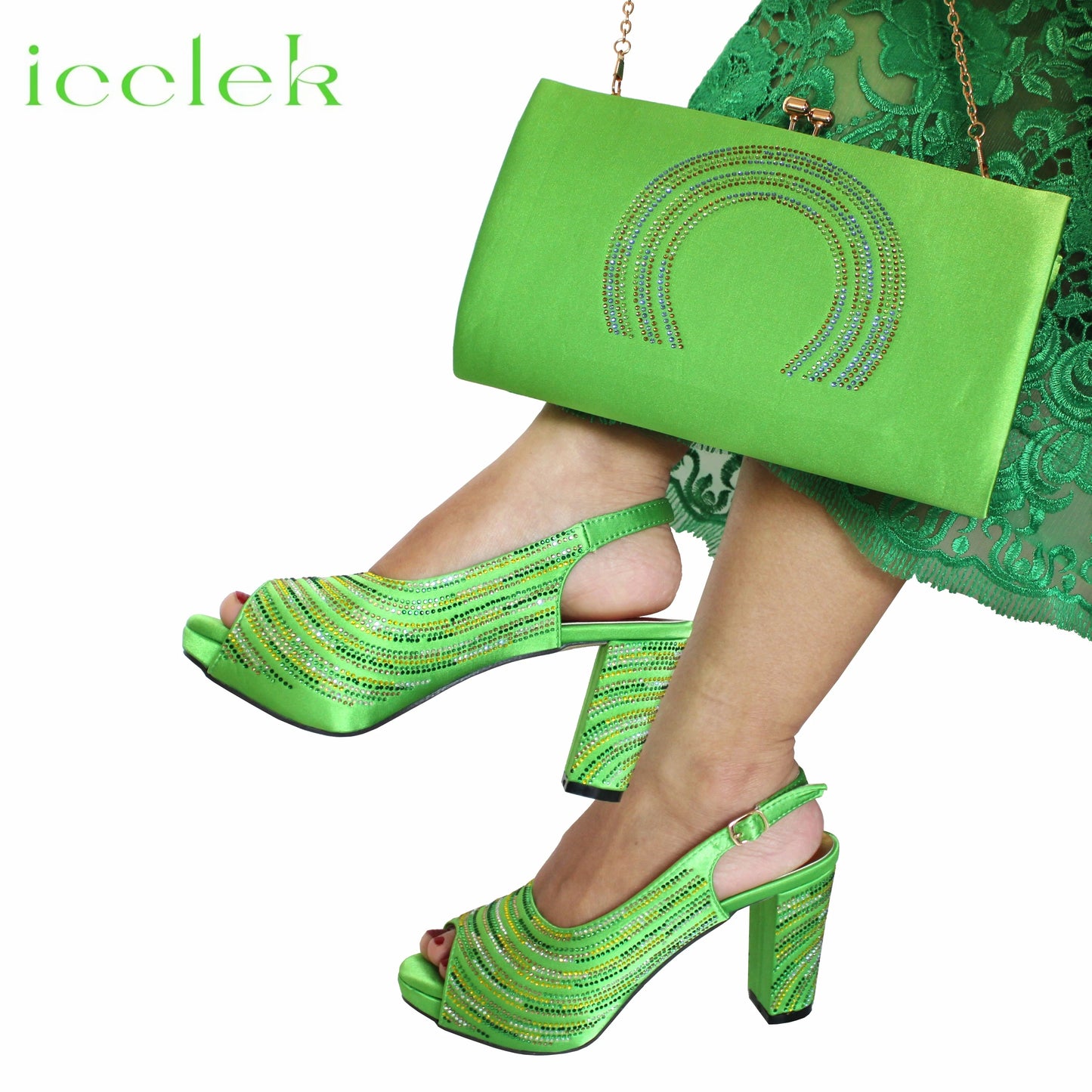 Baby Pink Flower Pattern Mature Pumps African Design Women Matching Shoes and Bag with Platform High Quality Sandals for Wedding