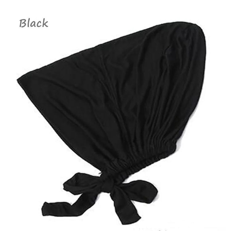 New Soft Modal Muslim Turban Hat Inner Hijab Caps Islamic Underscarf Bonnet India Hats Female Headwrap Turbante Mujer
