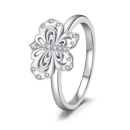 New Original Cartoon Animal Ring S925 Sterling Silver Rings Fashion Elegant Jewelry Romantic Gift For Woman Fine Butterfly Ring